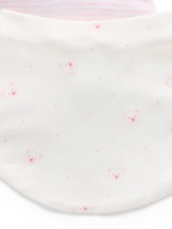 Slabbetjes*Purebaby - Essential Dribble Bibs 2 Pack Roze