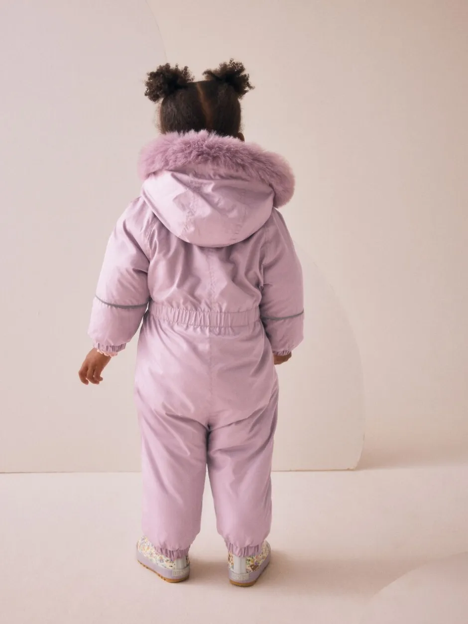 Jassen, Jacks En Kinderwagenpakjes|Jassen En Jacks|Next - Regenbestendig sneeuwpak (3 mnd - 7 jr) Roze