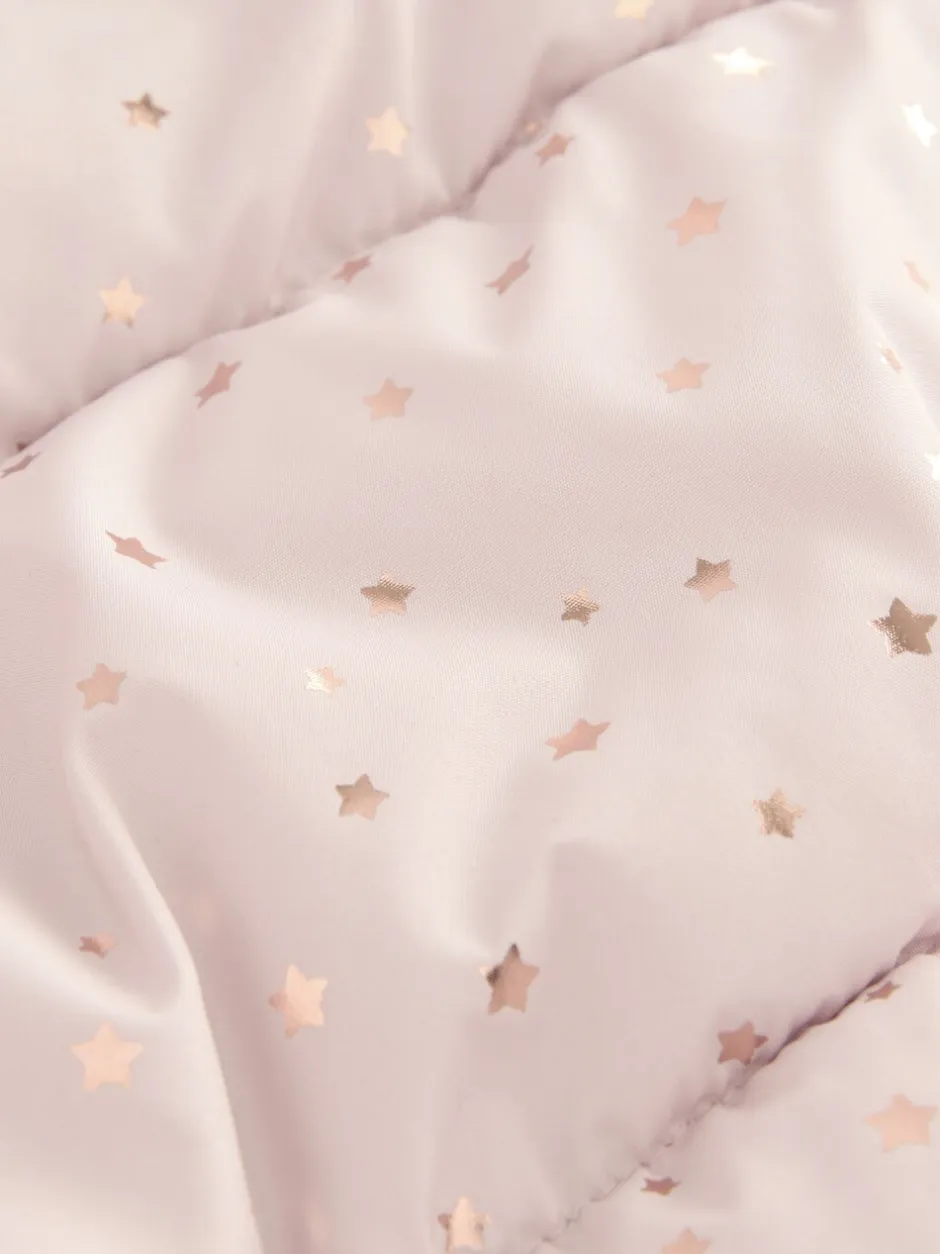 Jassen, Jacks En Kinderwagenpakjes|Jassen En Jacks|Next - Regenbestendige gewatteerde jas met rucheszoom (3mnd -7jr) Roze