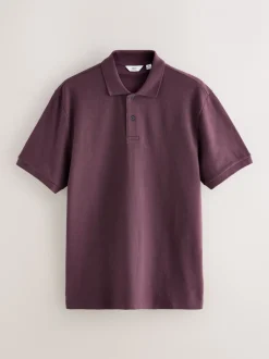 Poloshirts*Next Roze - Regular Fit Textured Smart Polo Shirt