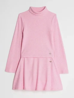 Shorts En Rokken|River Island - Girls Cosy Long Sleeve Top and Skort Set Roze