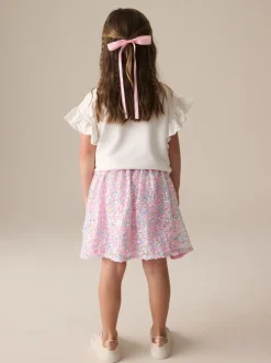 Shorts En Rokken*Next - Rok met lovertjes (3-16 jr) Roze