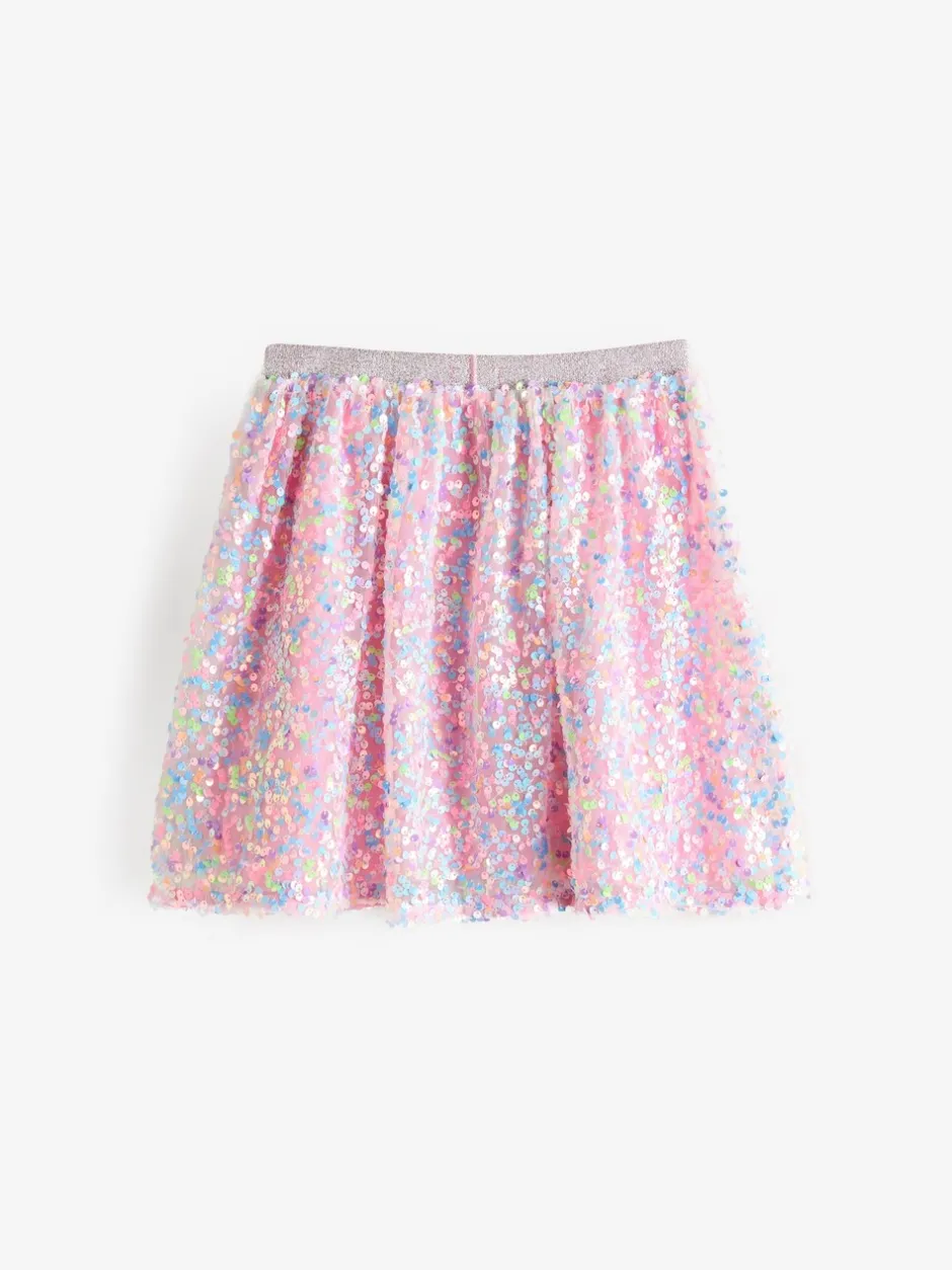 Shorts En Rokken*Next - Rok met lovertjes (3-16 jr) Roze