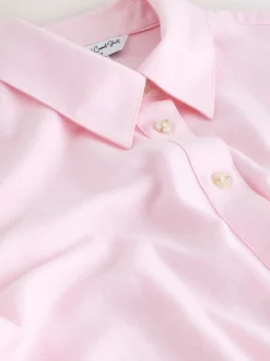 Blouses En Overhemden|Tops En T-Shirts|Next - Ruimvallend 100% katoenen button-down casual overhemd met lange mouwen Roze