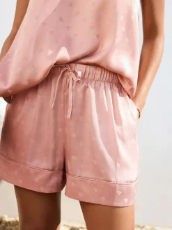 Shorts*Next Roze - Satin Jacquard Pyjama Shorts
