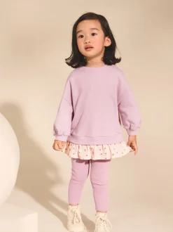 Tops|Sets En Combisets*Next - Set met top met lange mouwen en legging (3 mnd-7 jr) Roze