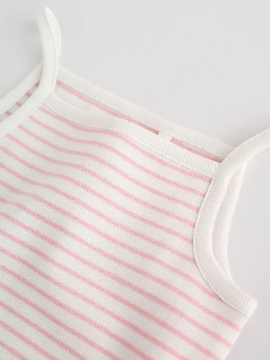 Rompertjes En Hemdjes|Next Roze - Set van 5 Baby bodysuits