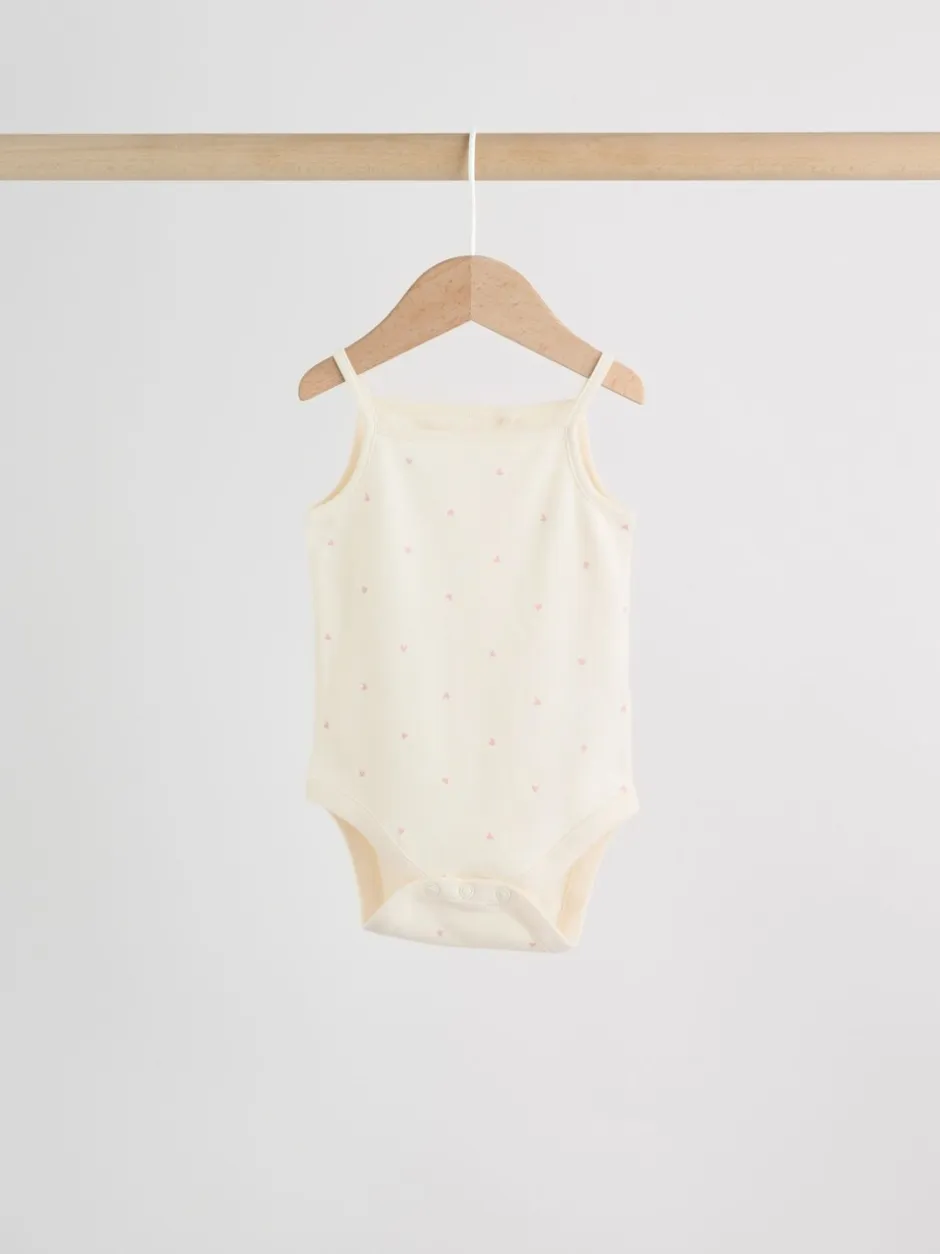 Rompertjes En Hemdjes|Next Roze - Set van 5 Baby bodysuits