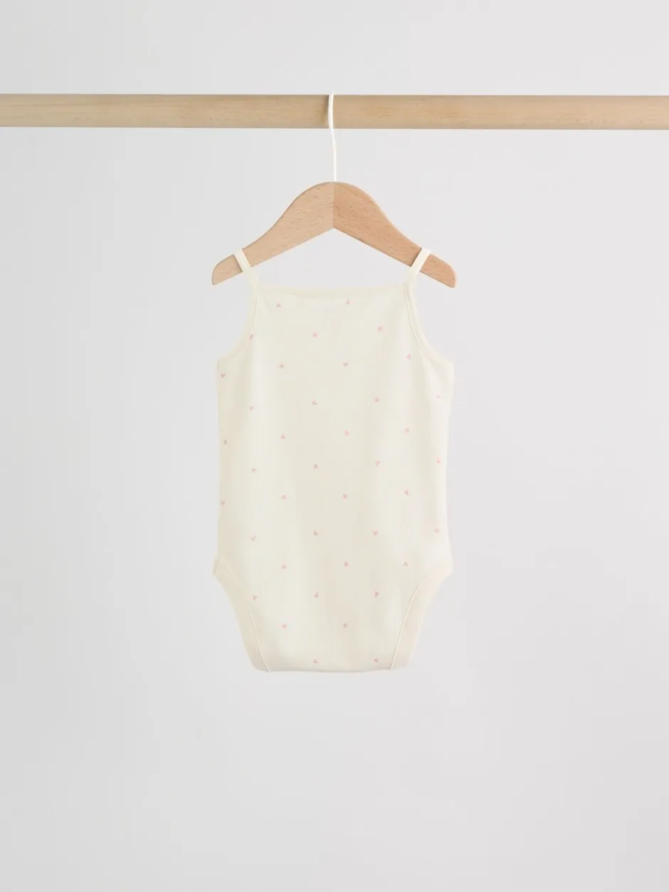 Rompertjes En Hemdjes|Next Roze - Set van 5 Baby bodysuits