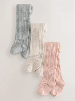 Sokken En Panty's|Next Roze - Set van 3 babymaillots (0 mnd-2 jr)