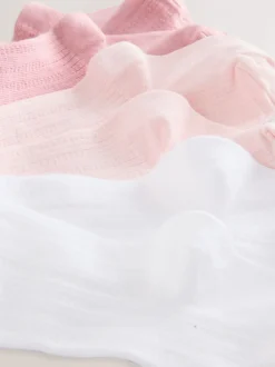 Sokken En Panty's|Next Roze - Set van 3 babymaillots (0 mnd-2 jr)