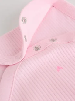 Rompertjes En Hemdjes|Next Roze - Set van 5 babyrompertjes met korte mouwen