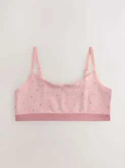 Alle Ondergoed*Next - Set van 3 crop tops (5-16 jr) Roze