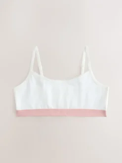 Alle Ondergoed*Next - Set van 3 crop tops (5-16 jr) Roze