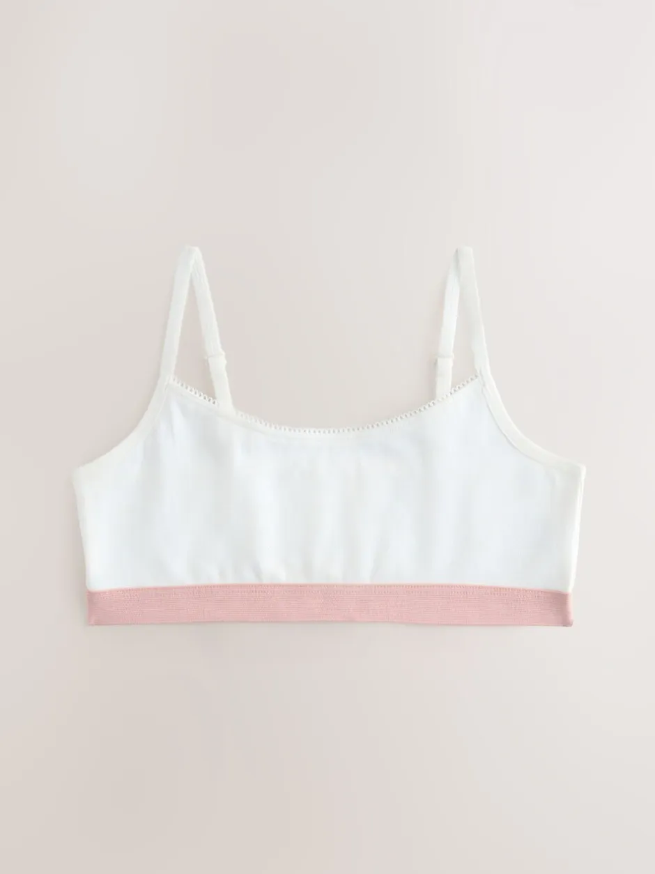 Alle Ondergoed*Next - Set van 3 crop tops (5-16 jr) Roze