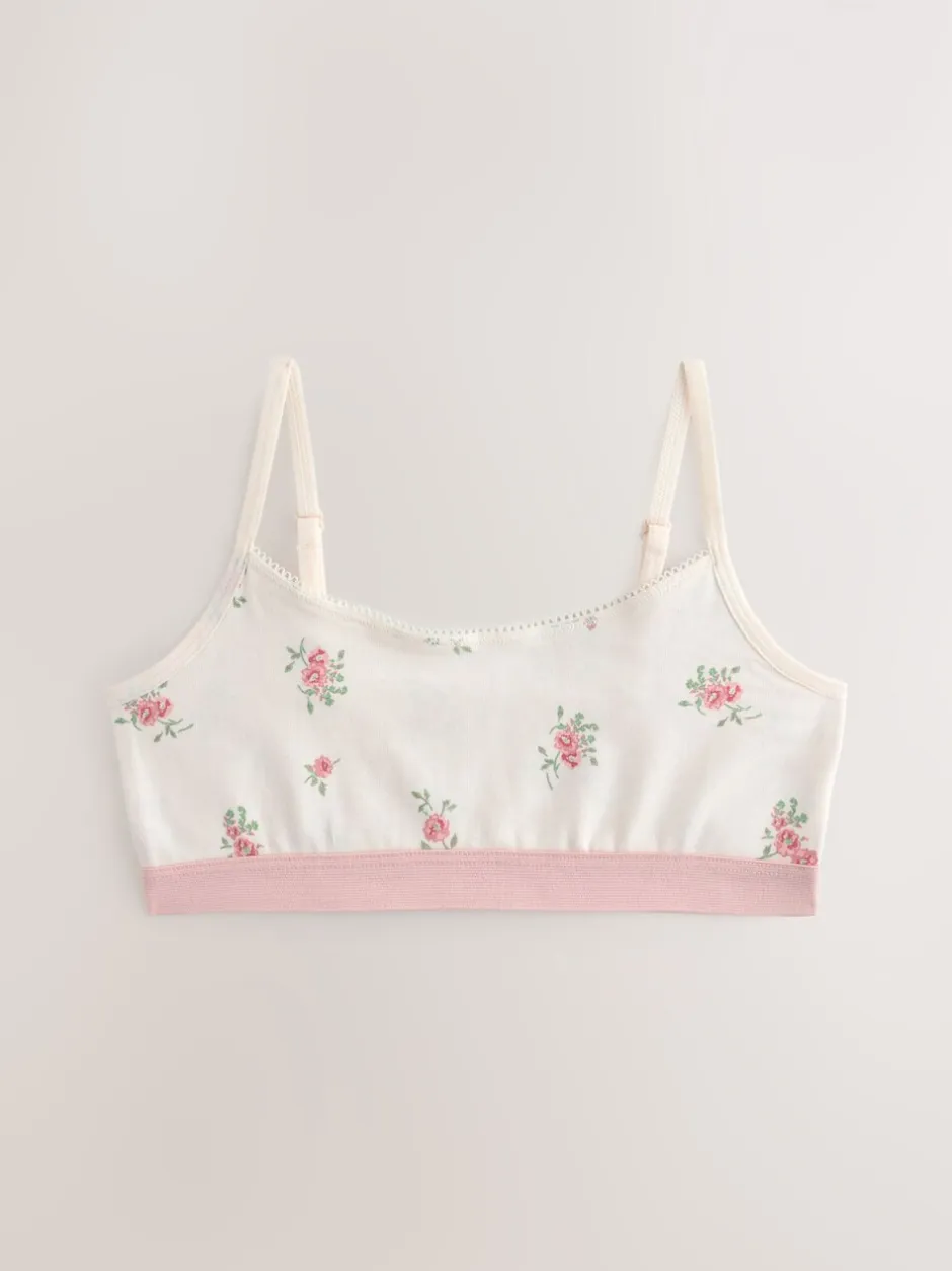 Alle Ondergoed*Next - Set van 3 crop tops (5-16 jr) Roze