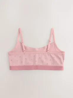 Alle Ondergoed*Next - Set van 3 crop tops (5-16 jr) Roze