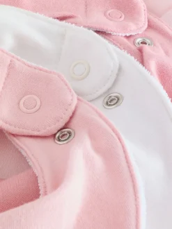 Slabbetjes*Next Roze - Set van 5 Dribble babyslabbetjes