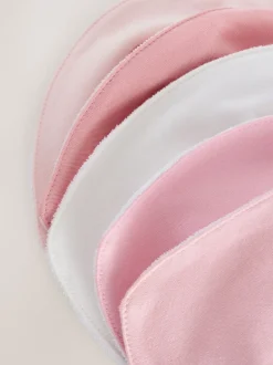 Slabbetjes*Next Roze - Set van 5 Dribble babyslabbetjes