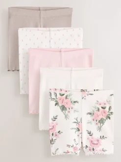 Shorts|Shorts En Rokken*Next Roze - Set van 5 fietsshorts (3 mnd-7 jr)