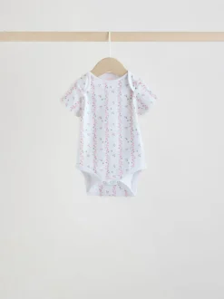 Rompertjes En Hemdjes*Next Roze - Short Sleeve Baby Bodysuit