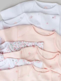 Rompertjes En Hemdjes|Next Roze - Short Sleeve Baby Bodysuit