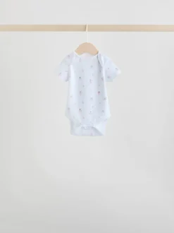 Rompertjes En Hemdjes|Next Roze - Short Sleeve Baby Bodysuit