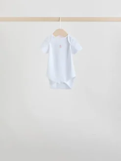 Rompertjes En Hemdjes|Next Roze - Short Sleeve Baby Bodysuit
