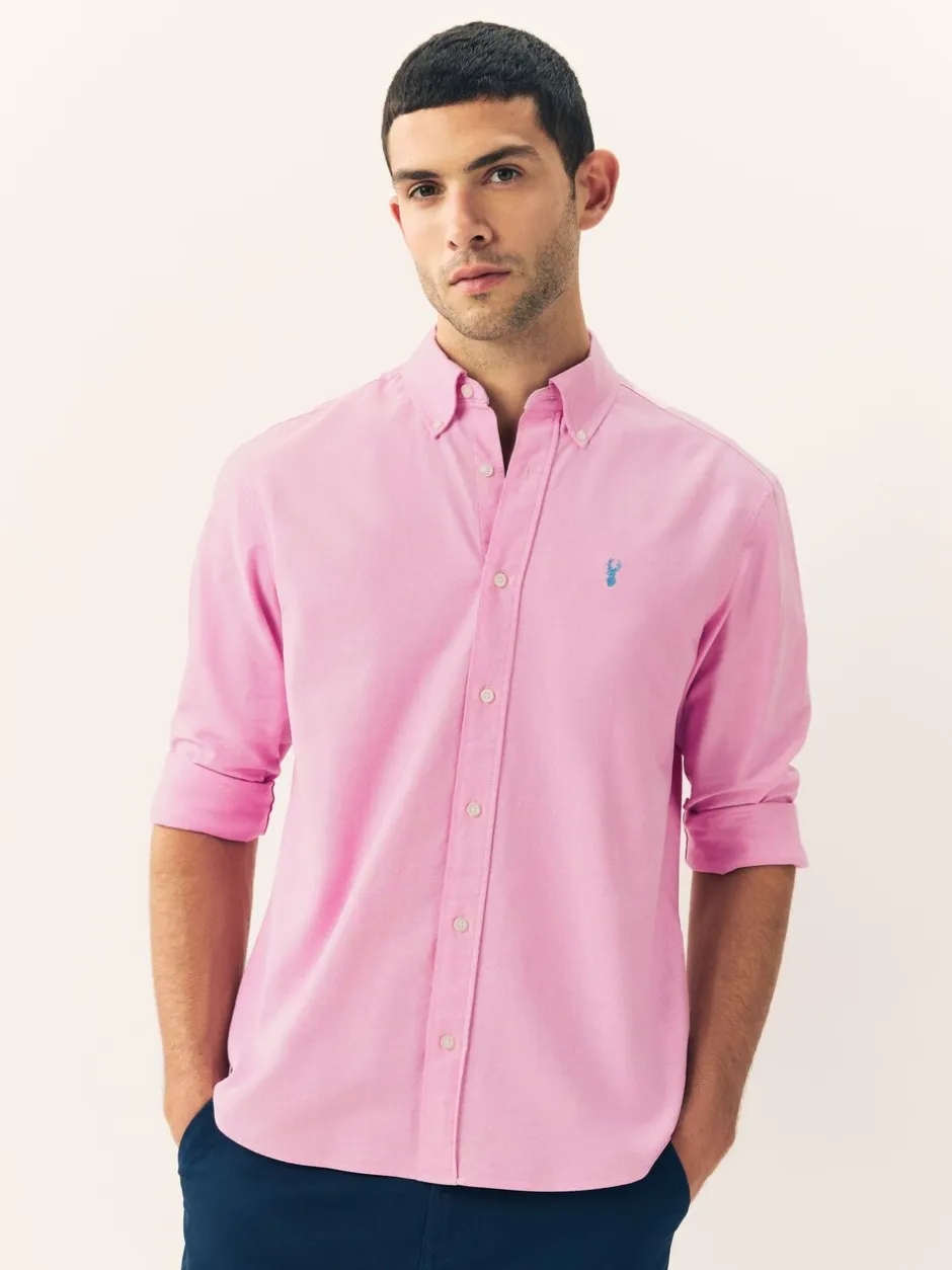Formele Overhemden|Shirts|Next Roze - Slim Fit - Oxford-hemd met lange mouwen