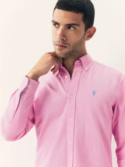 Formele Overhemden|Shirts|Next Roze - Slim Fit - Oxford-hemd met lange mouwen