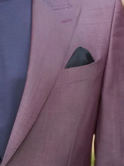 Pakken*Next - Slim Fit Signature Cerutti 100% Italian Wool Suit Jacket Roze