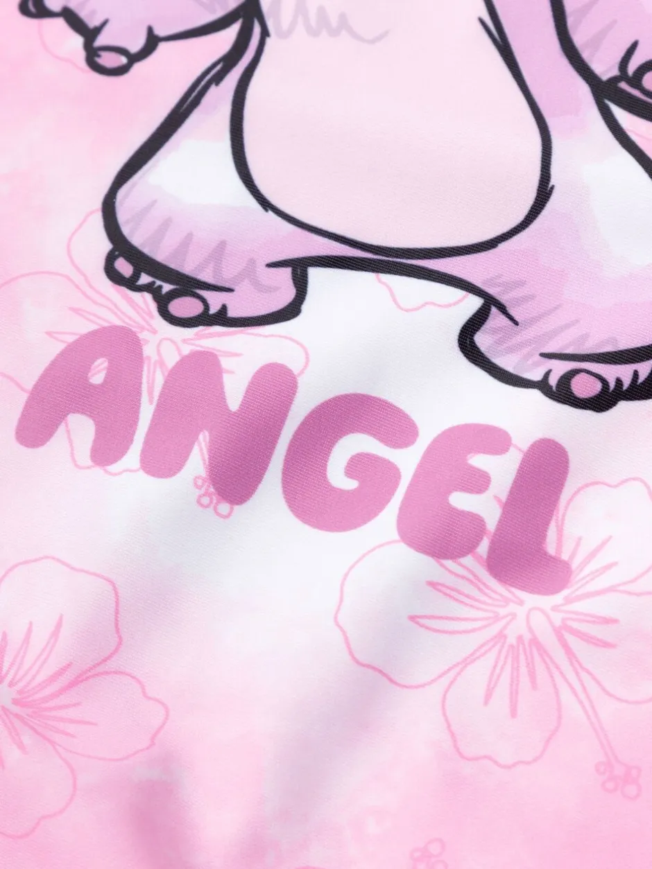 Badkleding*Vanilla Underground - Meisjes Disney Lilo & Stitch Multicolour Stitch Zwempak Roze