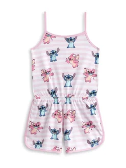 Jumpsuits En Playsuits*Vanilla Underground - Disney Stitch mouwloos speelpakje voor meisjes Roze