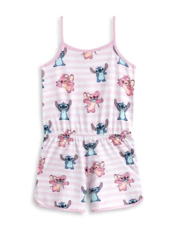 Jumpsuits En Playsuits*Vanilla Underground - Disney Stitch mouwloos speelpakje voor meisjes Roze