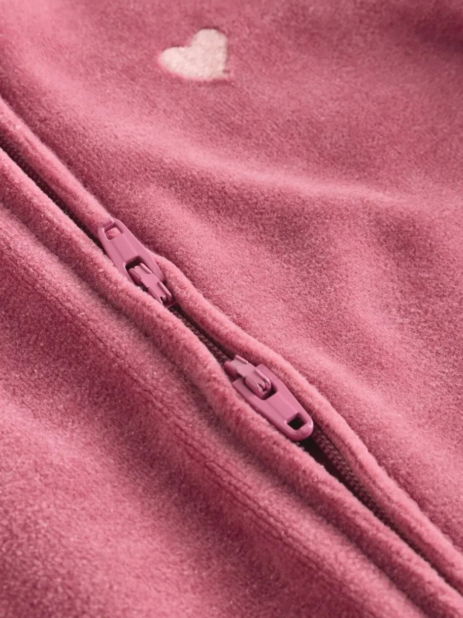 Babypakjes En Babypyjama's|Next Roze - Velour Baby Sleepsuits 2 Pack (0mths-2yrs)