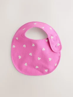 Slabbetjes*Next Roze - Verpakking met 5 babyslabbetjes