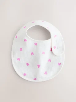 Slabbetjes*Next Roze - Verpakking met 5 babyslabbetjes
