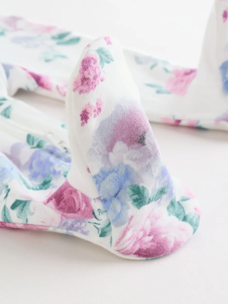 Babypakjes En Babypyjama's|Next Roze - Verpakking van 3 babypyjama's met tweewegrits (0-2 jr)