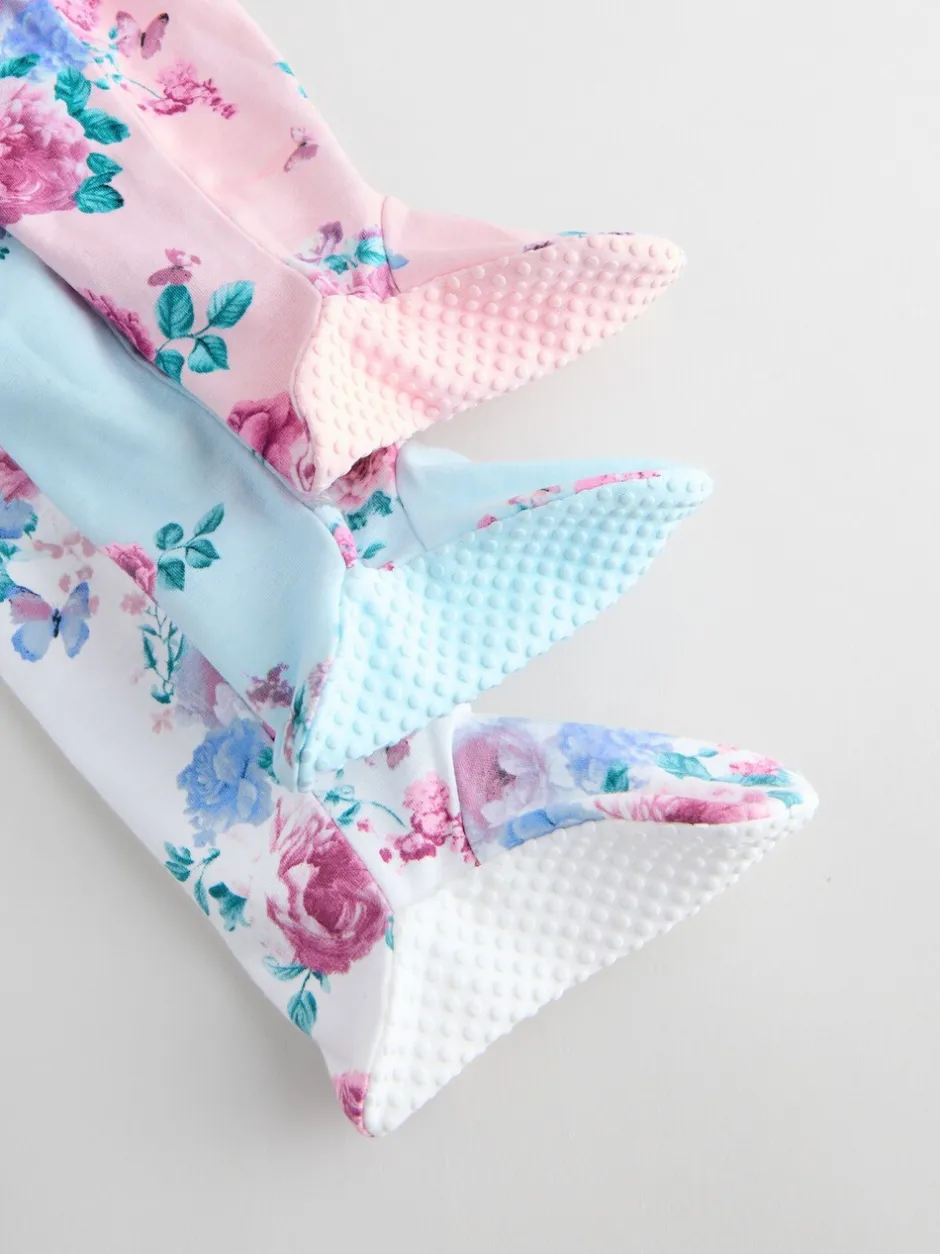 Babypakjes En Babypyjama's|Next Roze - Verpakking van 3 babypyjama's met tweewegrits (0-2 jr)
