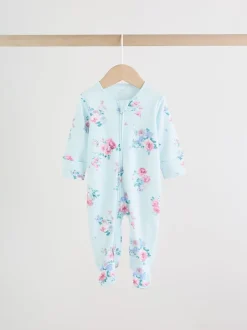 Babypakjes En Babypyjama's|Next Roze - Verpakking van 3 babypyjama's met tweewegrits (0-2 jr)