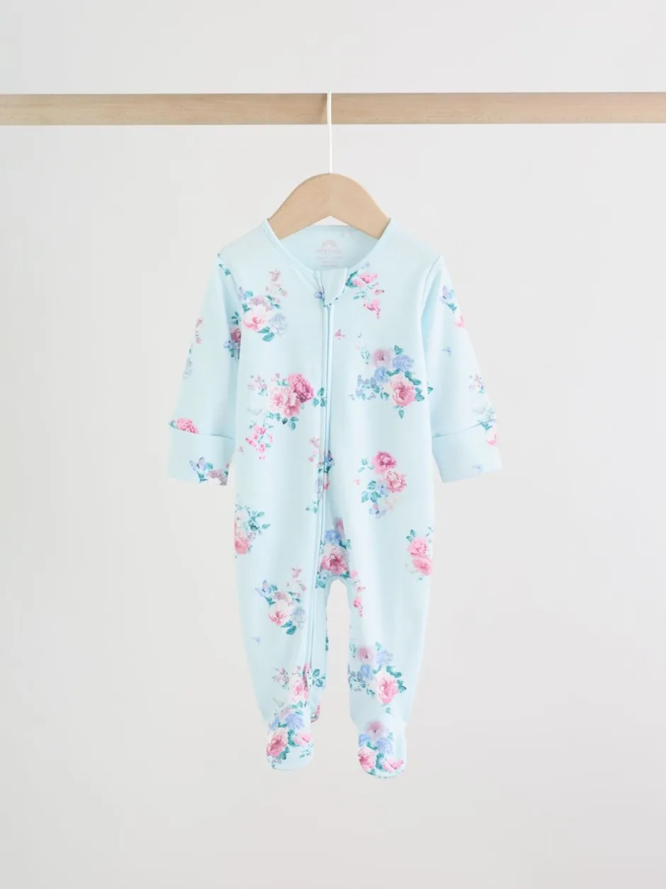 Babypakjes En Babypyjama's|Next Roze - Verpakking van 3 babypyjama's met tweewegrits (0-2 jr)