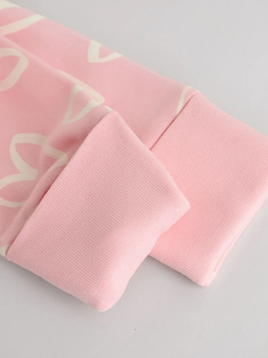 Multipacks|Babypakjes En Babypyjama's|Next - Verpakking van 4 Baby pyjama's met tweewegrits en Print (0mnd -3jr) Roze