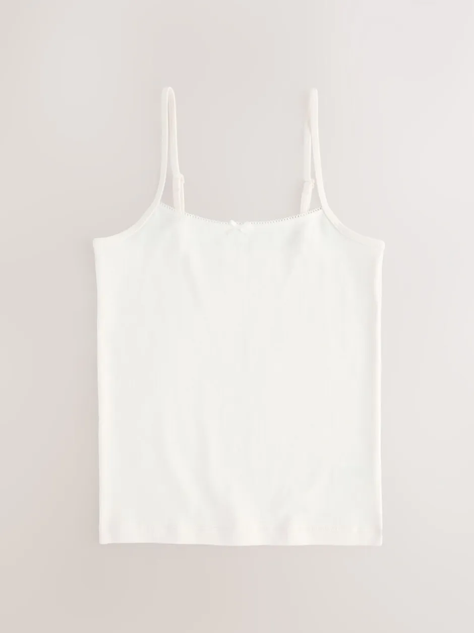 Alle Ondergoed*Next - Verpakking van 3 cami topjes met bandjes en print (1,5 - 16 jr) Roze