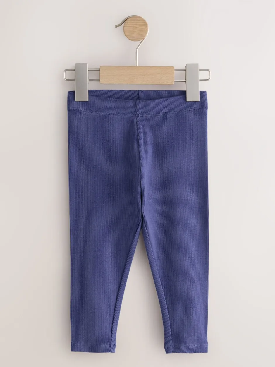Broeken En Leggings|Next - Verpakking van 5 geribbelde Leggings (3mnd -7jr) Roze