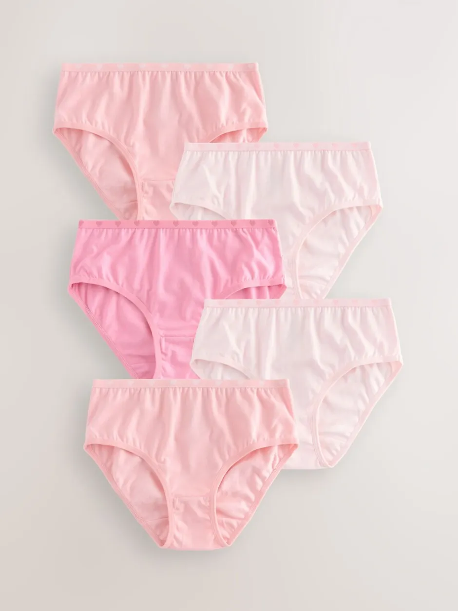 Alle Ondergoed*Next - Verpakking van 5 onderbroeken (1,5-16 jr) Roze