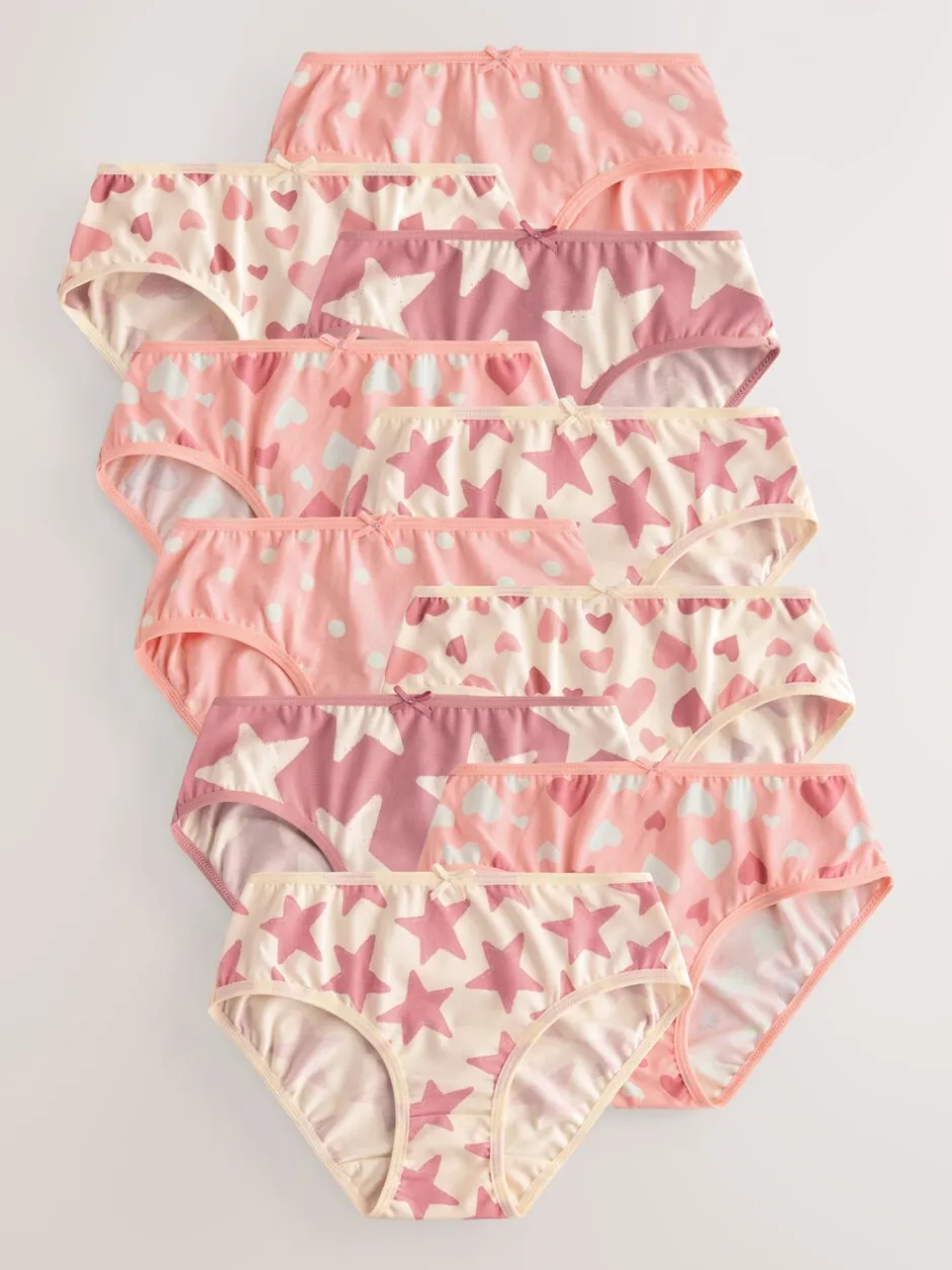 Multipacks|Alle Ondergoed*Next - Verpakking van 10 onderbroeken (1,5-16 jr) Roze
