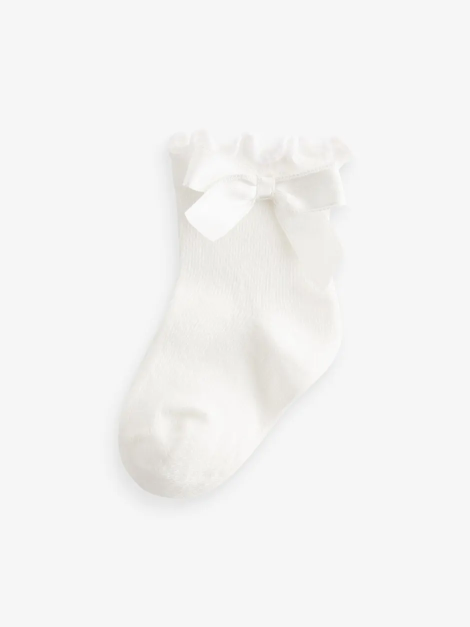 Gelegenheidskleding|Sokken En Panty's*Next - Verpakking van 5 paar babysokken met strik (0 mnd-2 jr) Roze