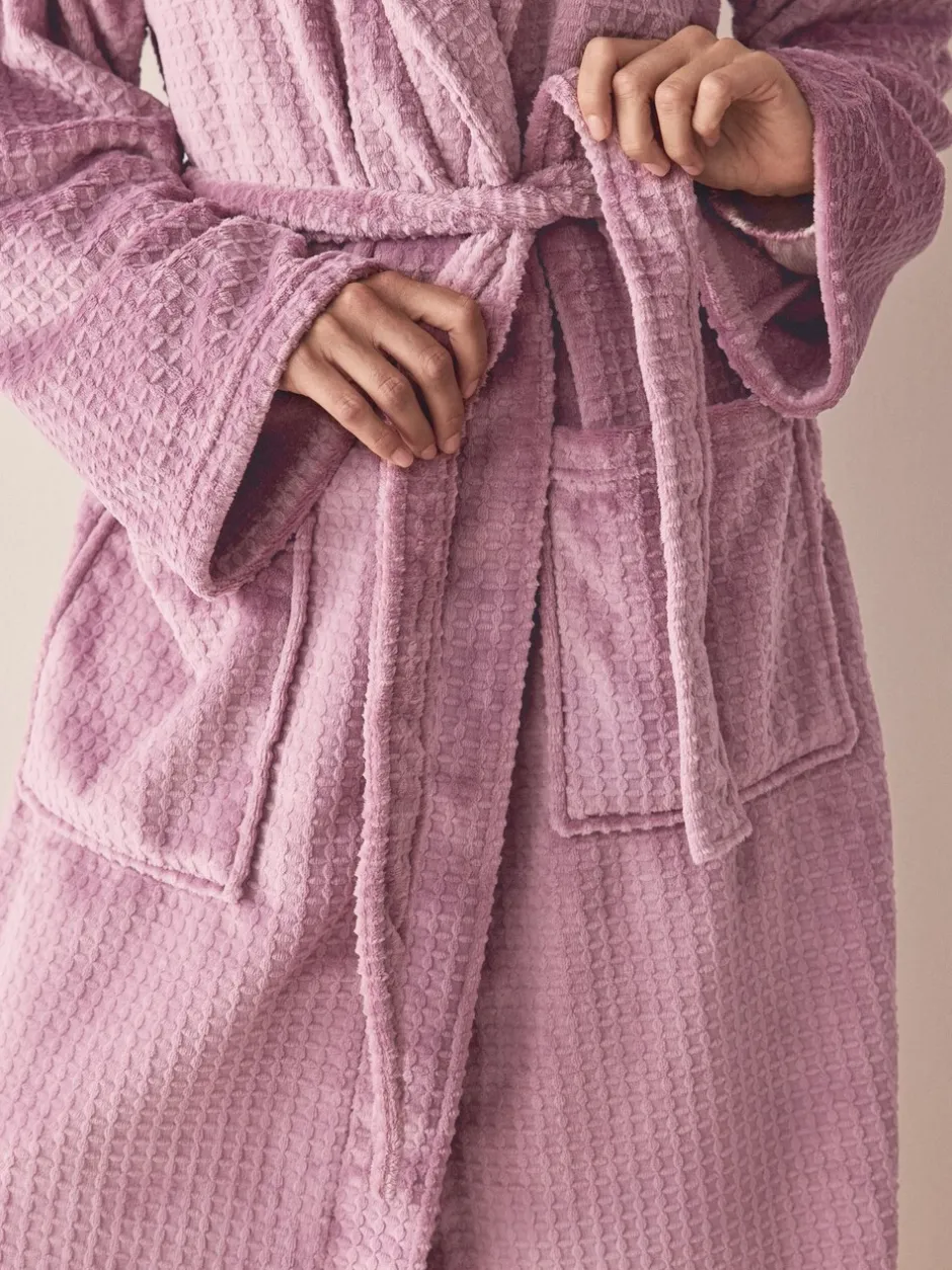 Badjassen|Alle Nacht- En Loungekleding*Next - Waffle Cosy Robe Roze