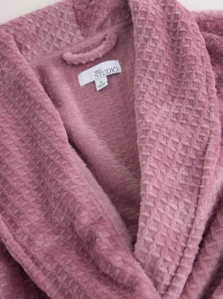 Badjassen|Alle Nacht- En Loungekleding*Next - Waffle Cosy Robe Roze