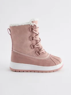 Laarzen|Next Roze - Waterproof Thinsulate Lined Snowboots